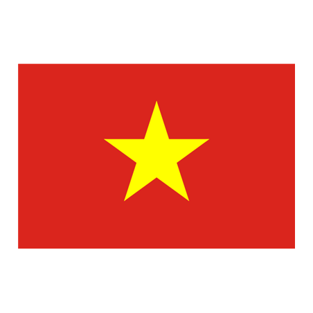Drapeau Vietnam - tissu - 60 x 90cm