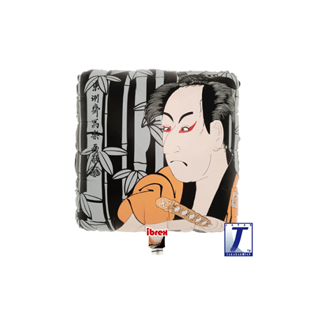 Ballon mylar carré 35 cm /  Sharaku Yakko Ipei – Takara Kosan