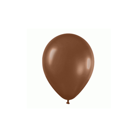 Ballon marron x12 - Diam. 29cm