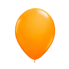 Ballon orange x12 - Diam. 29cm