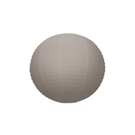 Lanterne japonaise en papier marron taupe - Diam. 35cm