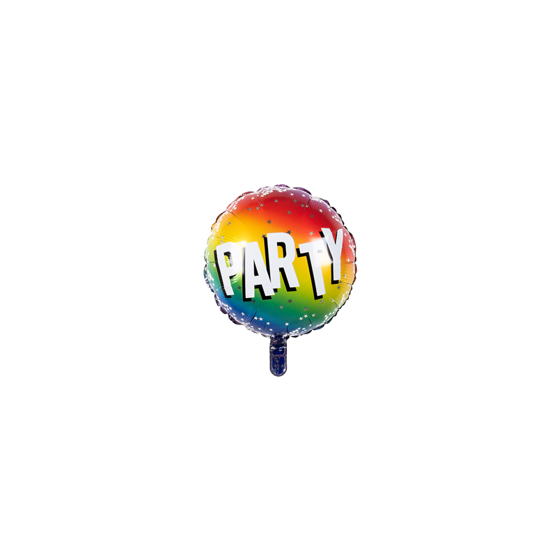 Ballon en aluminium 'Party' double face (45 cm)