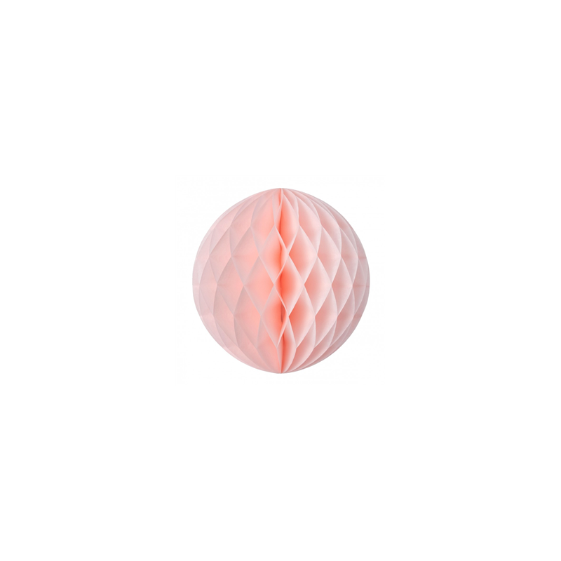 Boule rose vintage papier - Diam. 30cm