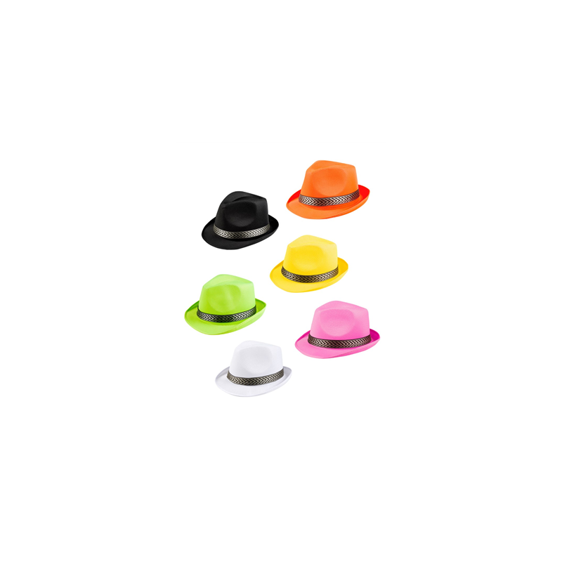 Chapeau Funky polyester - taille adulte - Diam. 29cm (coloris aléatoire)