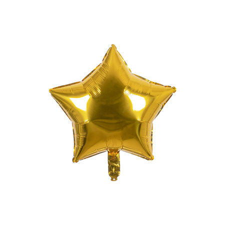 Ballon étoile or métallisé - 40cm