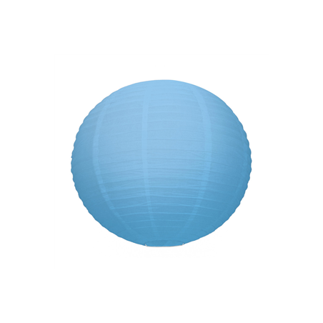 Lanterne japonaise en papier bleu lagon - Diam. 50cm