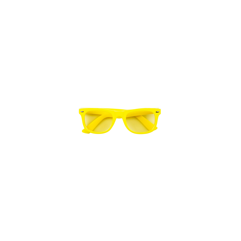Paire de lunettes jaune / PVC - Taille Adulte