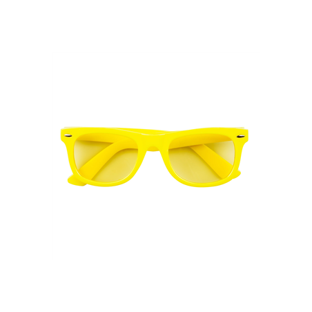 Paire de lunettes jaune / PVC - Taille Adulte