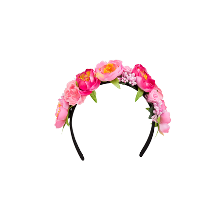 Tiare Lotus roses en tissu