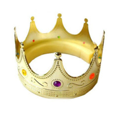 Couronne des rois - PVC -  Larg 21 cm hauteur 21 cm