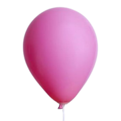 Ballon rose bonbon x8 - Diam. 29cm