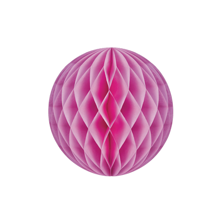 Boule rose bonbon papier - Diam. 30cm
