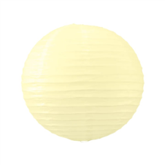 Lanterne japonaise en papier beige crème - Diam. 30cm