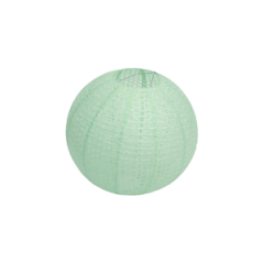Lanterne en papier ajourées vert sauge 40 cm