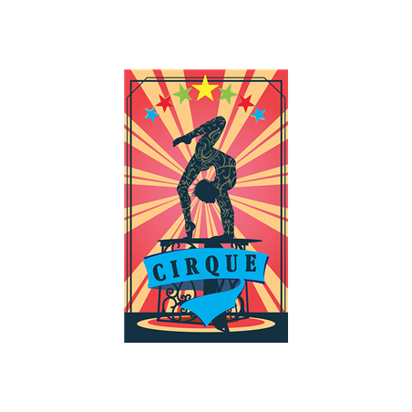 Kakemono Cirque Gymnaste - 180 x 80 cm - Toile M1 avec structure X- Banner
