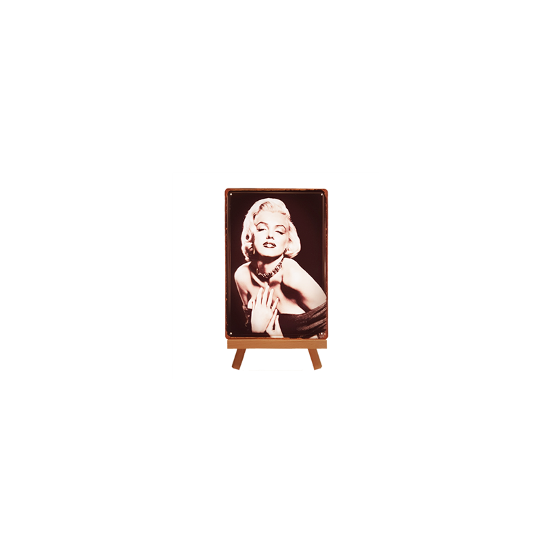 Plaque métal MARILYN MONROE - 20 x 30cm