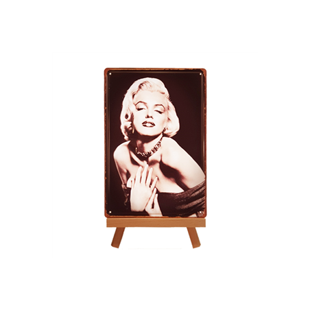 Plaque métal MARILYN MONROE - 20 x 30cm
