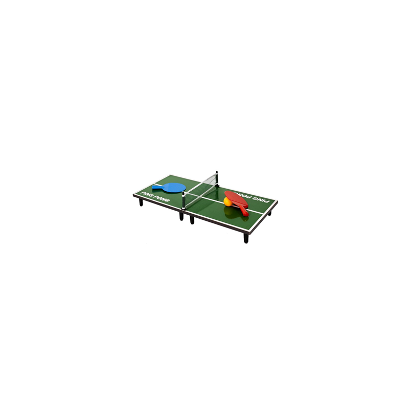 Mini Table de Ping Pong Vert  et  Noir - 60 x 30 cm