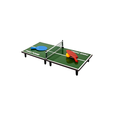 Mini Table de Ping Pong Vert  et  Noir - 60 x 30 cm