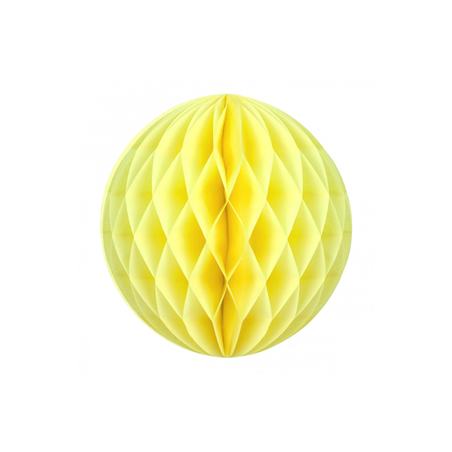 Boule jaune papier - Diam. 20cm