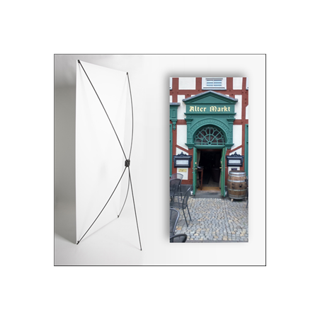 Kakemono Allemagne 5 - 180 x 80 cm - Toile M1 avec structure X- Banner