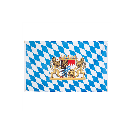 Drapeau bavarois - tissu - 90 x 150cm