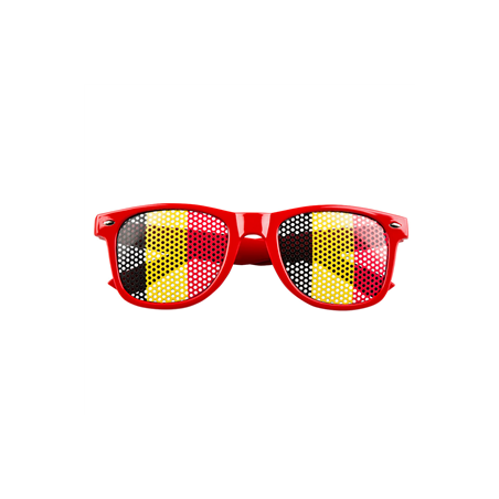 Paire de lunettes de supporter Belgique / PVC - Taille adulte