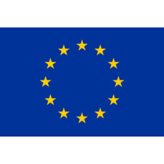 Drapeau CEE - tissu - 90 x 150cm