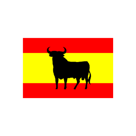 Drapeau Spanish Bull - tissu - 60 x 90cm