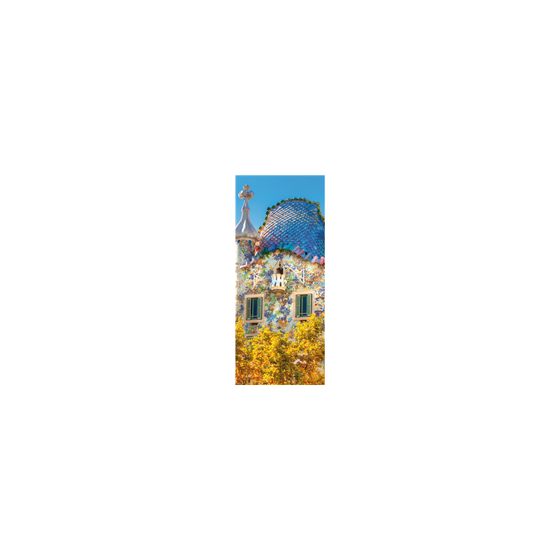 Kakemono Espagne GAUDI 180 x 80 cm sur Toile M1 avec structure X- Banner