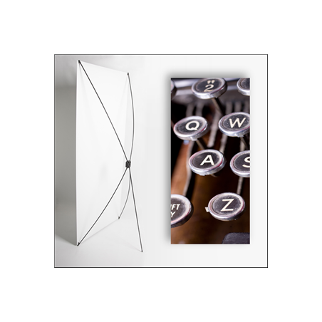 Kakemono belle epoque 3 - 180 x 80 cm - Toile M1 avec structure  X- Banner