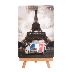Plaque métal PARIS - 20 x 30cm