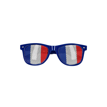 Paire de lunettes de supporter France / PVC - Taille adulte