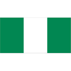 Drapeau Nigeria - tissu - 90 x 150cm