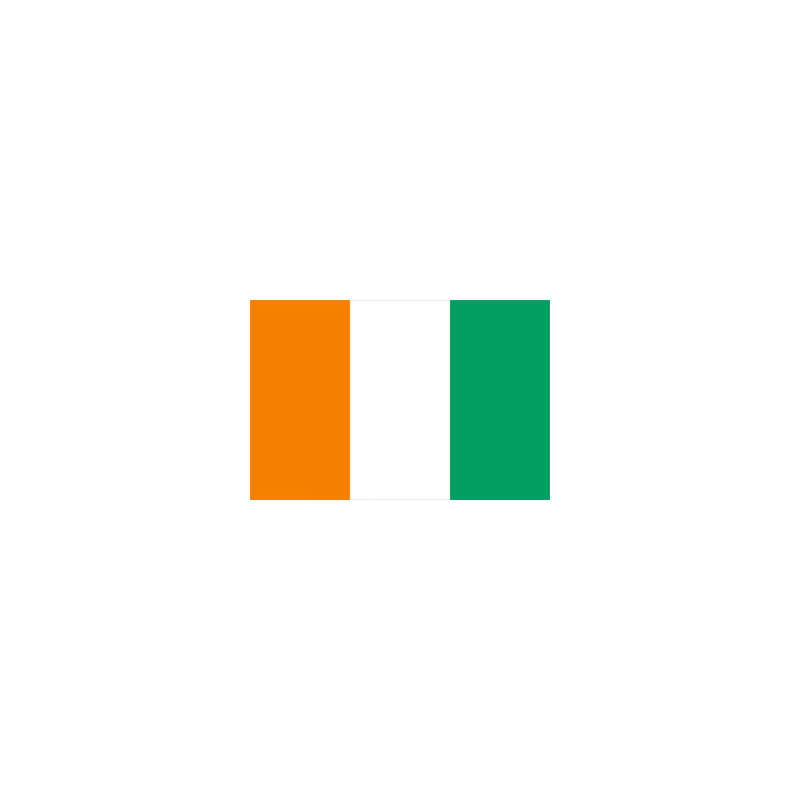 Drapeau Cote d'ivoire - tissu - 90 x 150cm
