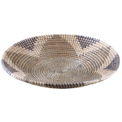 Corbeille ronde en jonc de mer - Diam. 46cm