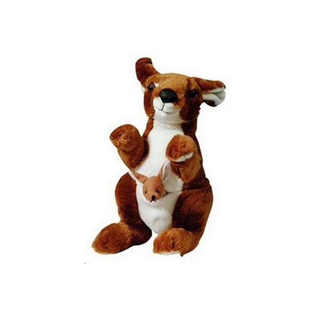 Peluche kangourou - Haut. 30cm