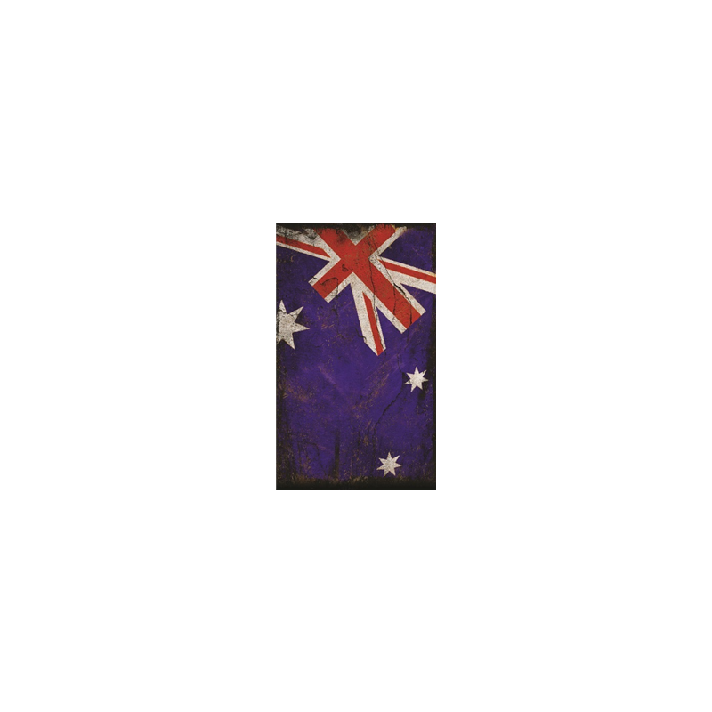 Kakemono Australie Drapeau - 180 x 80 cm - Toile M1 avec structure X- Banner