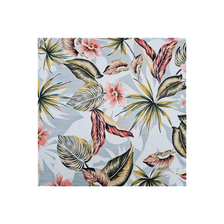 Tissu à fleurs californien en coton / Larg. 140 cm