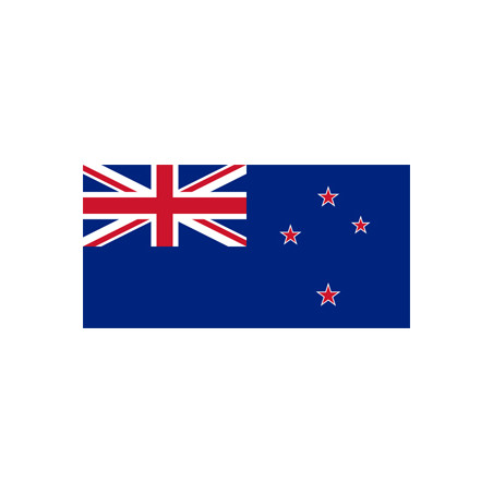 Drapeau Nouvelle Zélande - tissu - 60 x 90cm