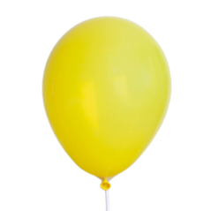 Ballon jaune x8 - Diam. 29cm