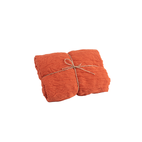 Chemin de table Cheesecloth terracotta 90cm x 3m