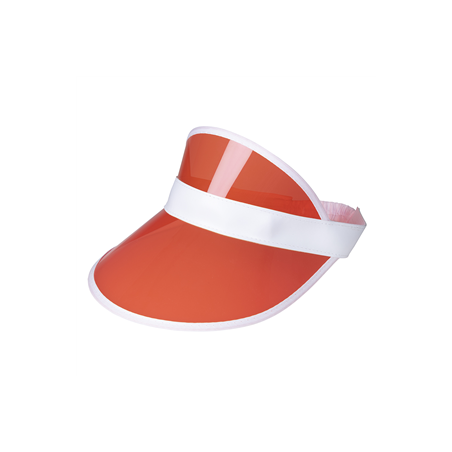 Visière Années 80 en PVC (4 couleurs ass.)