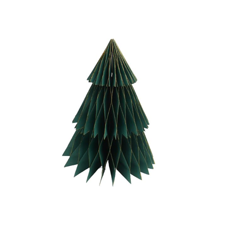 Sapin alvéolé papier - Haut. 30cm Diam. 23cm