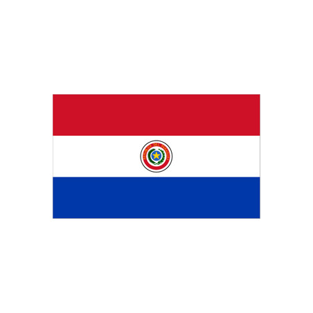 Drapeau Paraguay - tissu - 90 x 150cm