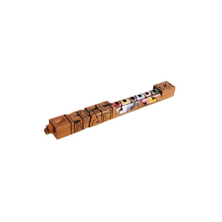 Flute Tarcas - Artisanat d'Amerique du Sud - Bois - 31 cm