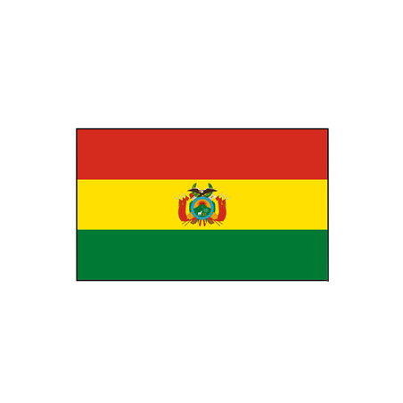 Drapeau Bolivie - tissu - 90 x 150cm