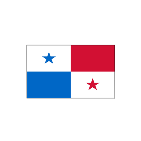 Drapeau Panama - tissu - 90 x 150cm