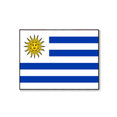 Drapeau Uruguay - tissu - 60 x 90cm