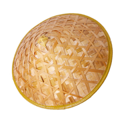 Chapeau asiatique- paille - taille adulte